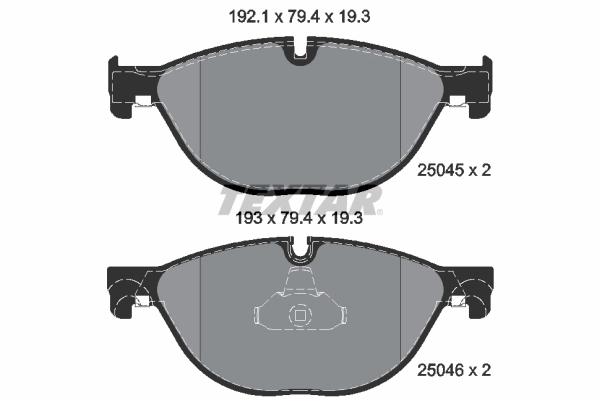 Brake Pad Set, disc brake Q+ 2504501
