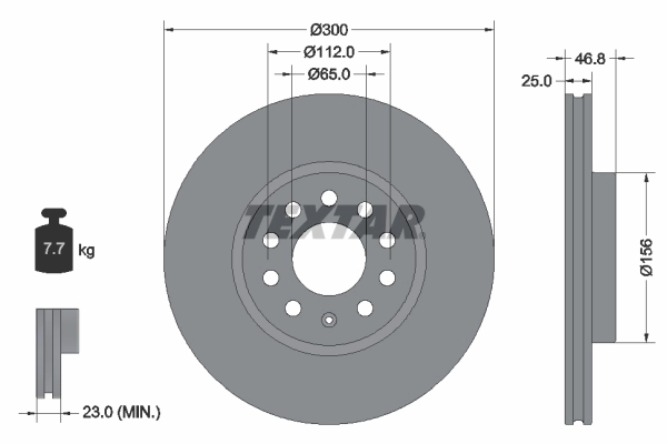 Brake Disc PRO 92333103