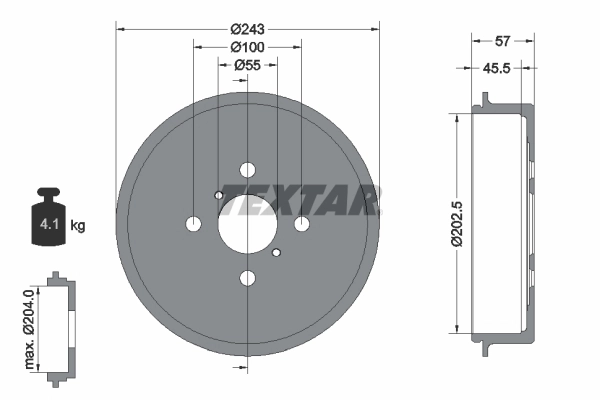 Brake Drum 94045200