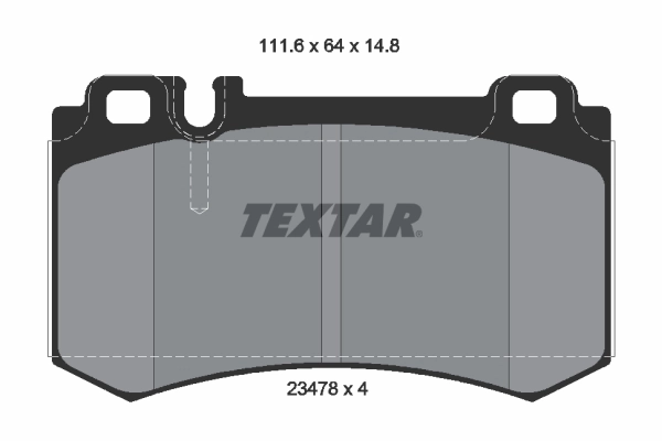 Brake Pad Set, disc brake Q+ 2347802