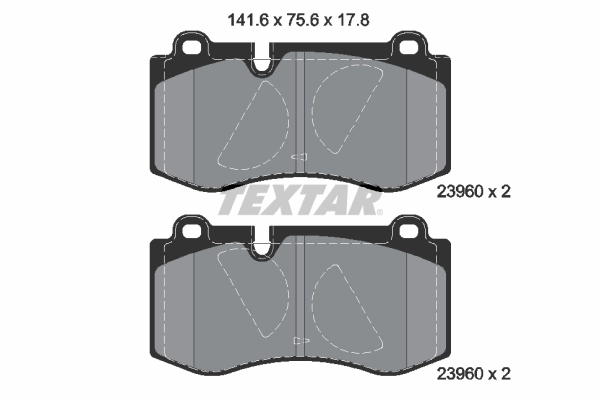 Brake Pad Set, disc brake Q+ 2396001
