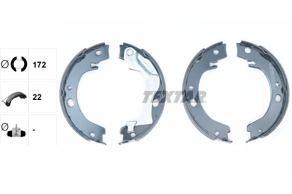 Brake Shoe Set, parking brake 91066500