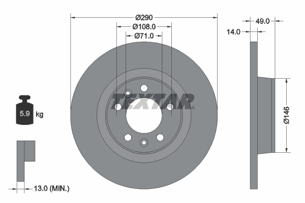 Brake Disc 92157100