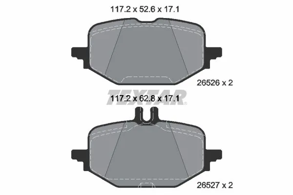 Brake Pad Set, disc brake Q+ 2652601