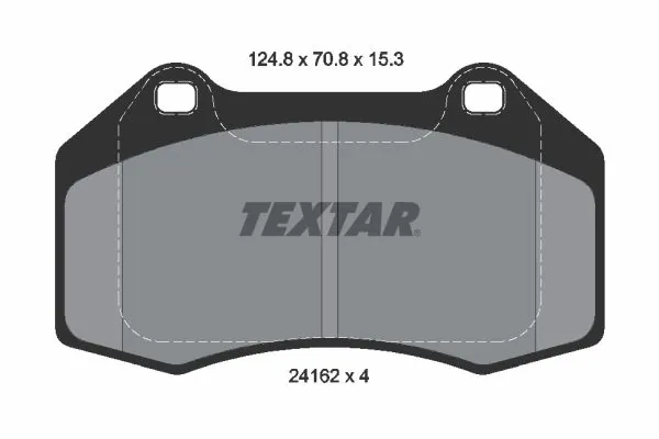 Brake Pad Set, disc brake Q+ 2416201
