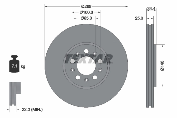 Brake Disc PRO 92106603