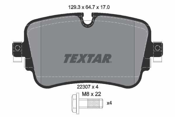 Brake Pad Set, disc brake Q+ 2230701