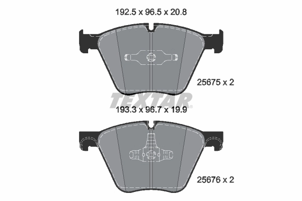 Brake Pad Set, disc brake Q+ 2567501