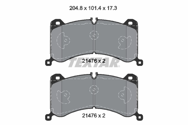 Brake Pad Set, disc brake 2147601