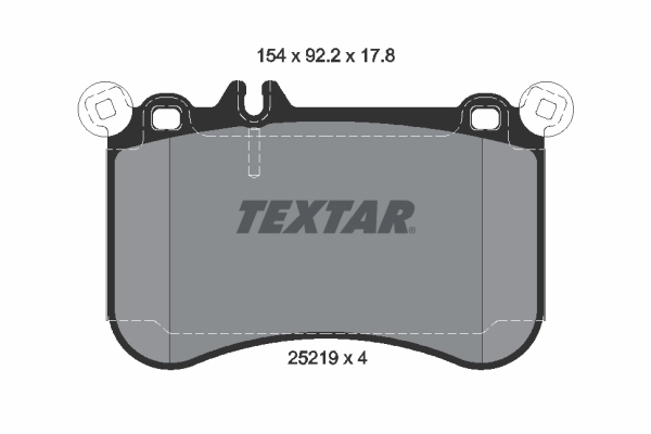 Brake Pad Set, disc brake Q+ 2521901