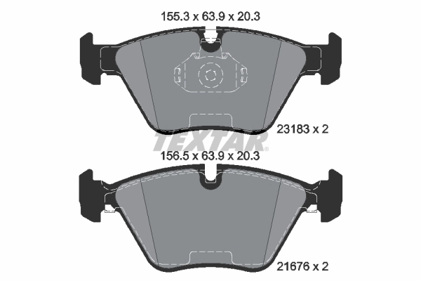 Brake Pad Set, disc brake Q+ 2318302