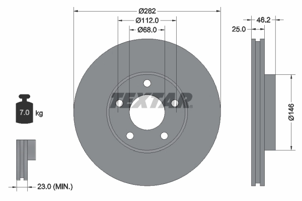 Brake Disc PRO 92083603