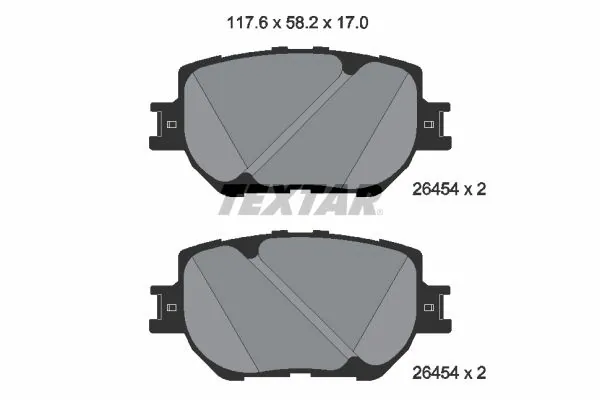 Brake Pad Set, disc brake 2645401