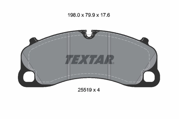 Brake Pad Set, disc brake 2551901