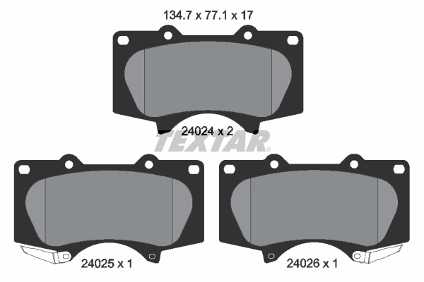Brake Pad Set, disc brake 2402403
