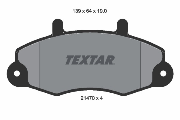 Brake Pad Set, disc brake 2147001