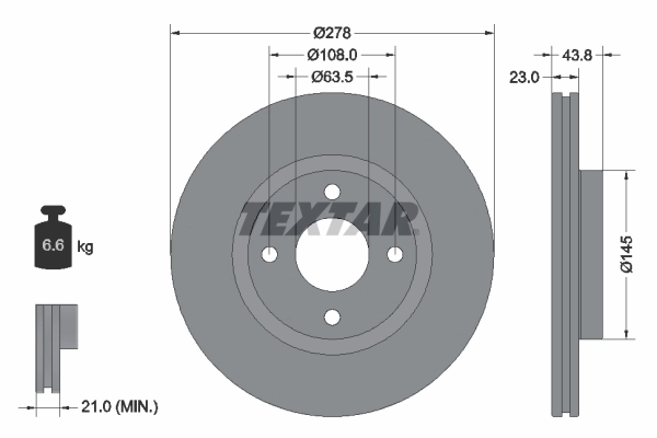 Brake Disc PRO 92303203