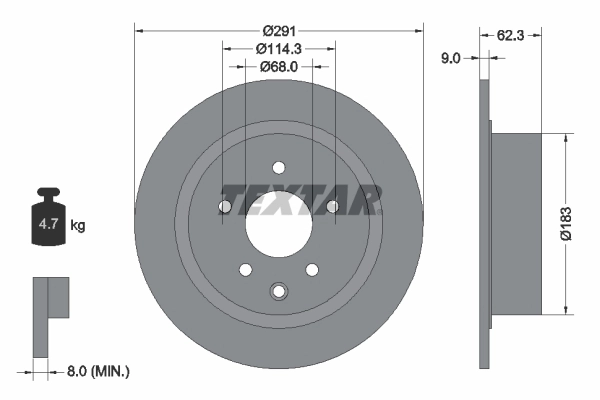 Brake Disc PRO 92237103