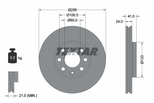 Brake Disc PRO 92091803