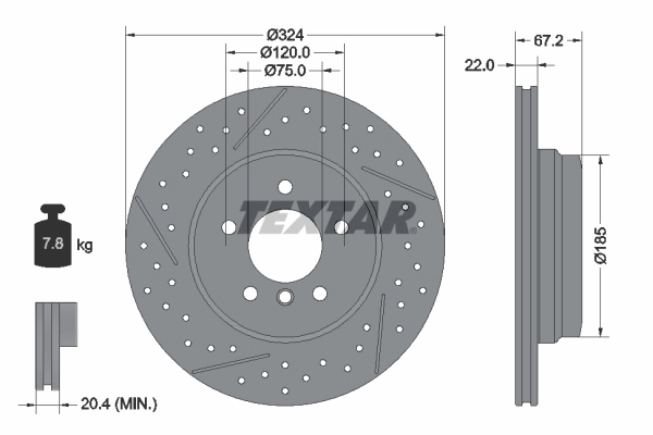 Brake Disc PRO 92231203