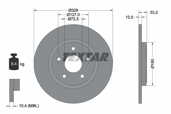 Brake Disc PRO 92286003