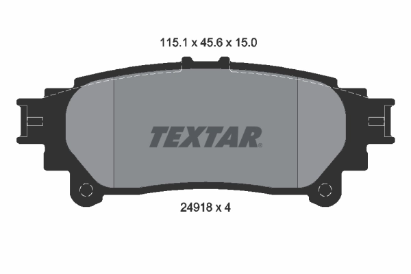 Brake Pad Set, disc brake 2491801