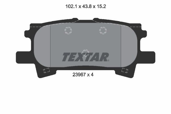 Brake Pad Set, disc brake 2396701
