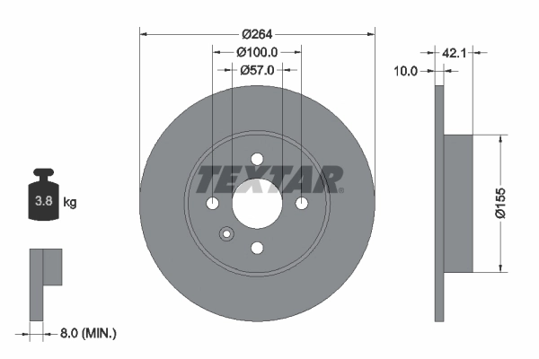 Brake Disc PRO 92124703