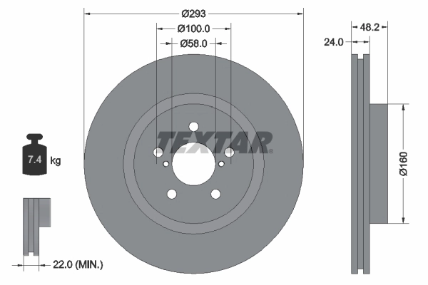 Brake Disc PRO 92327603
