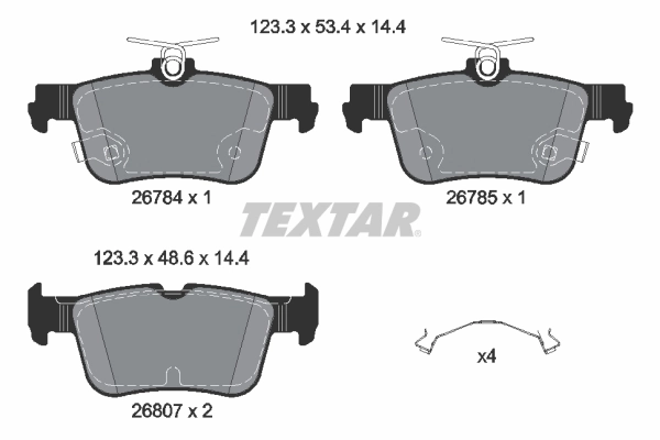 Brake Pad Set, disc brake Q+ 2678401