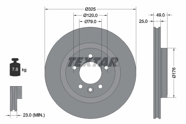 Brake Disc PRO 92307803