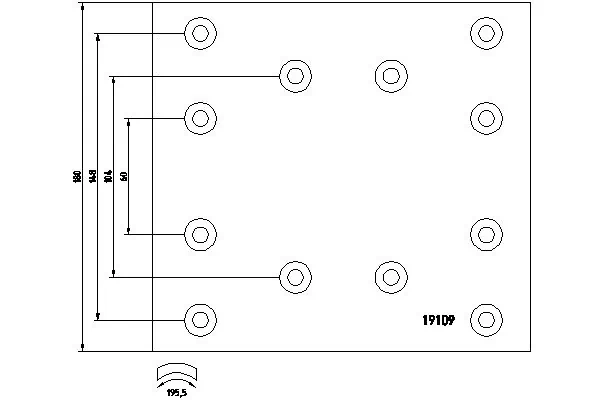 Brake Lining Kit, drum brake 1910902