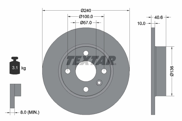 Brake Disc PRO 92111003