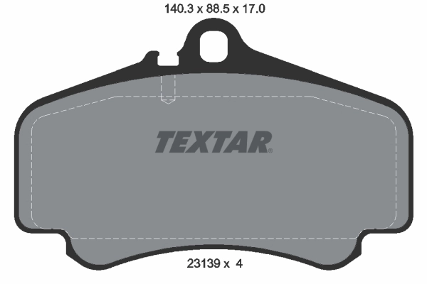 Brake Pad Set, disc brake 2313901