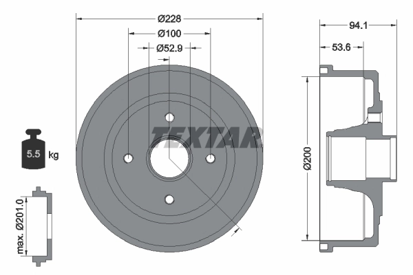 Brake Drum 94024200