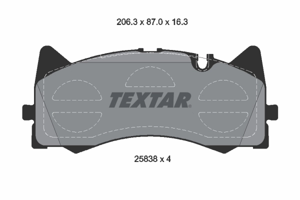 Brake Pad Set, disc brake Q+ 2583801