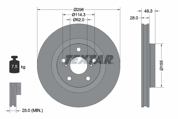 Brake Disc PRO 92168803