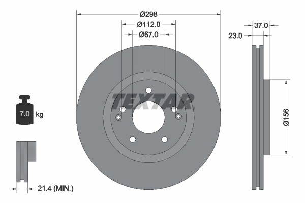 Brake Disc PRO 92324903