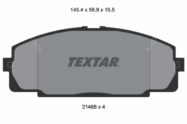 Brake Pad Set, disc brake 2146801