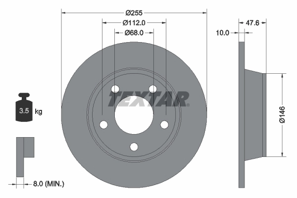 Brake Disc PRO 92117303