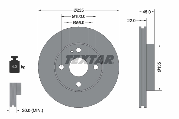 Brake Disc 92071500