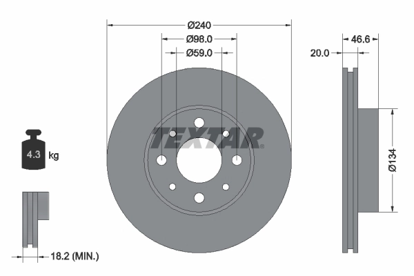 Brake Disc 92090300