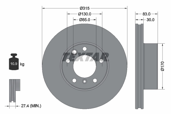Brake Disc PRO+ 92304905