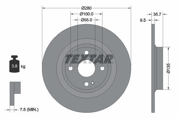 Brake Disc PRO 92320003