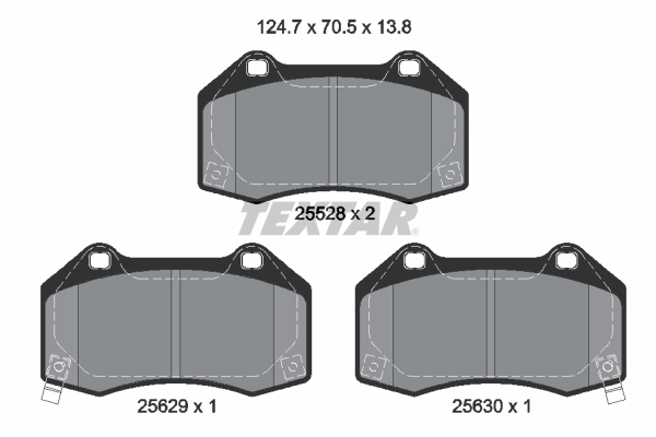 Brake Pad Set, disc brake Q+ 2552803