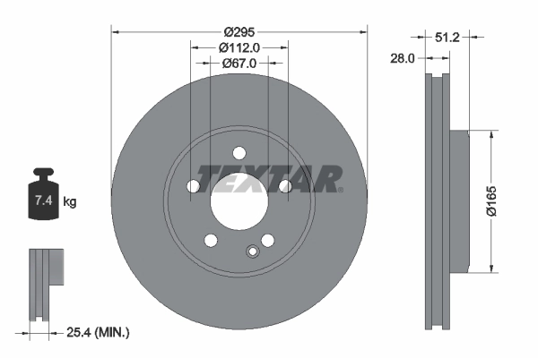 Brake Disc PRO 92241603