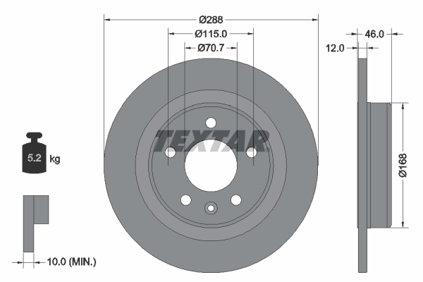 Brake Disc PRO 92314603