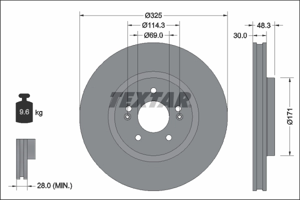 Brake Disc PRO 92337103