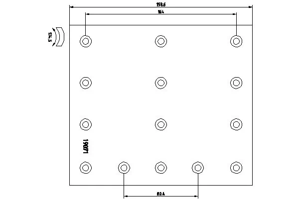 Brake Lining Kit, drum brake 1907102