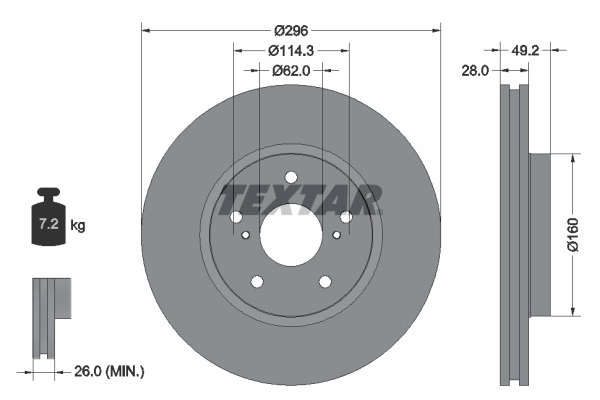 Brake Disc PRO 92174303